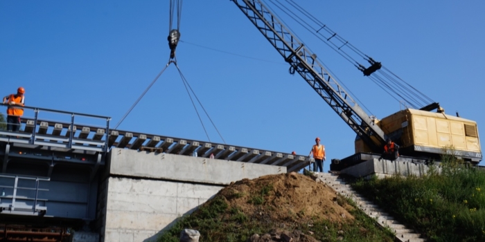 Капитальный ремонт железнодорожного моста на 80 км пк1 участка осиповичи-могилев