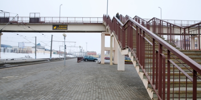 пешеходный мост в Орше